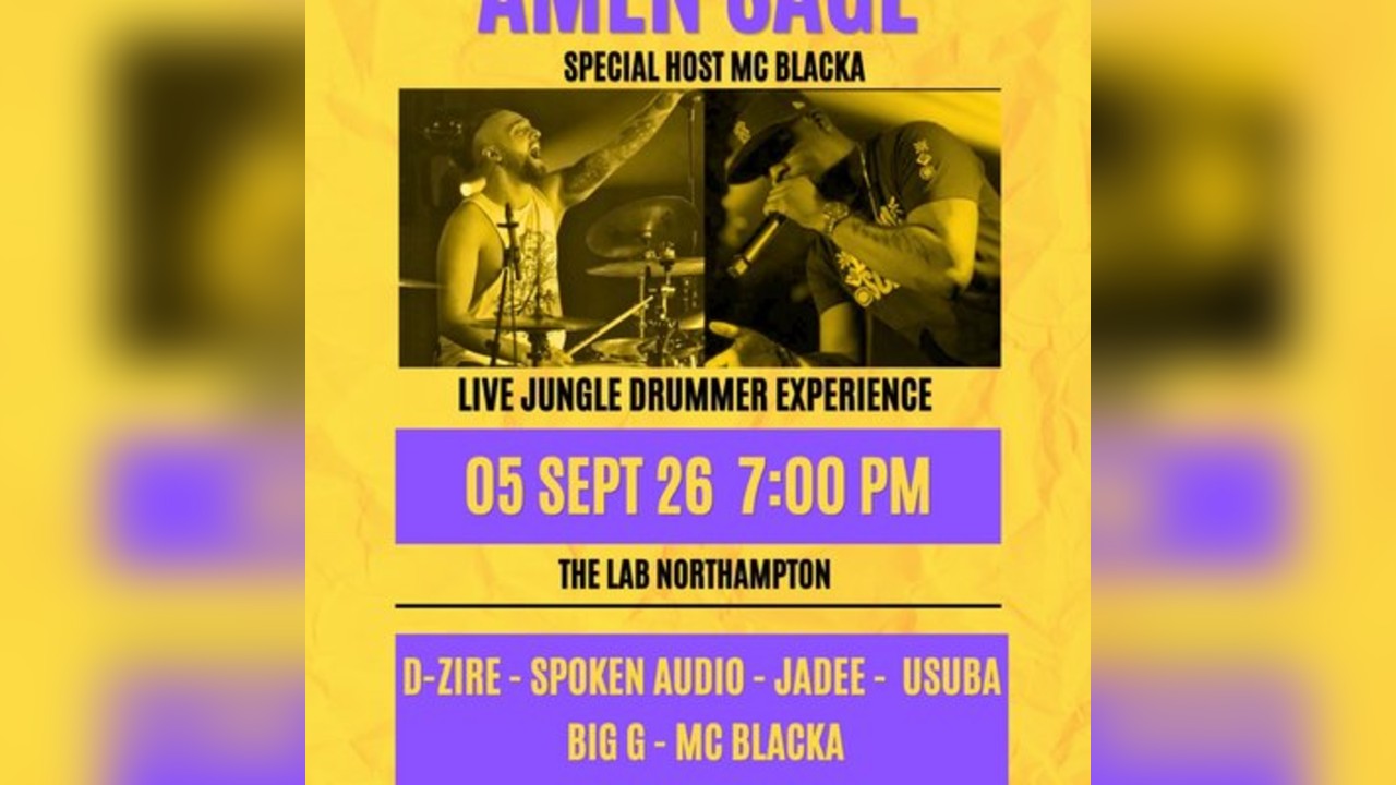 Amen Sage Live Jungle Drummer + MC Blacka