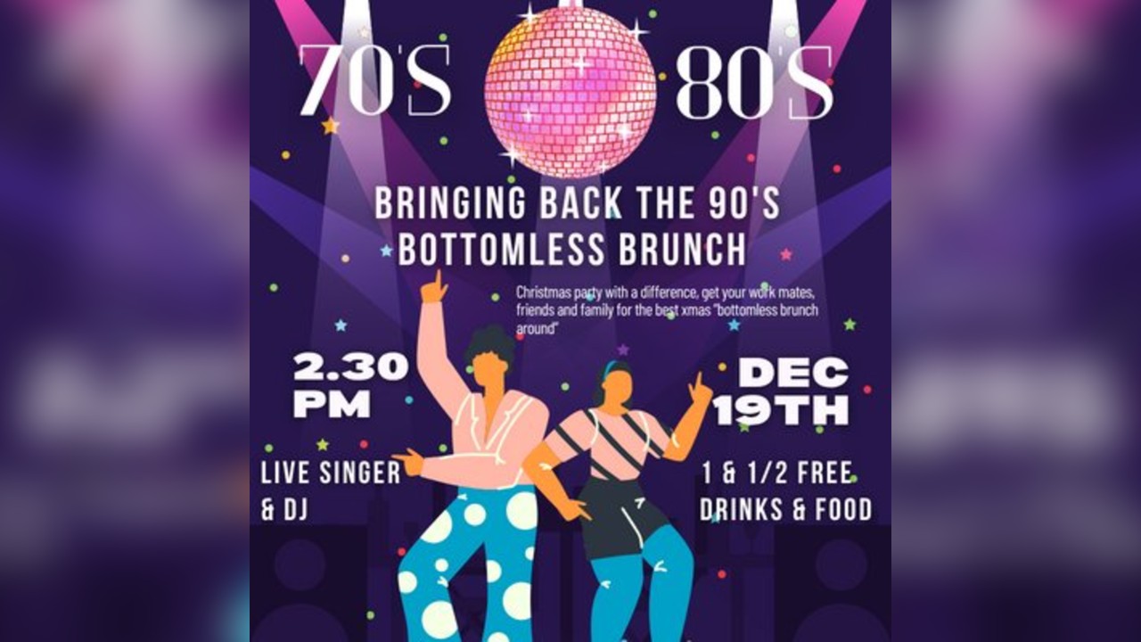 70/80/90's  Brunch - Christmas Special