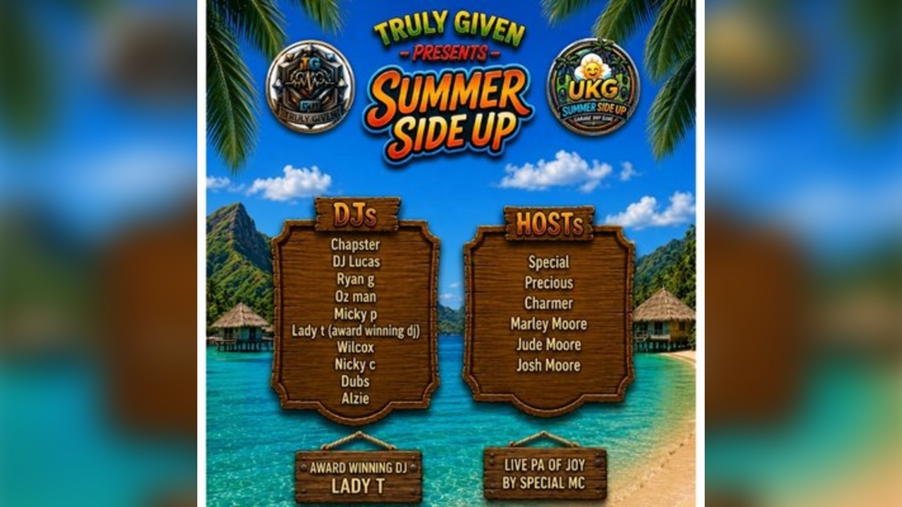 Truly Given Presents Summer Side Up