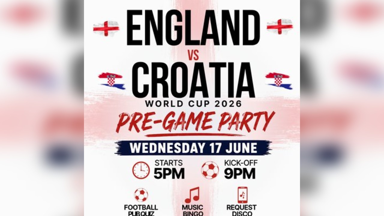 England World Cup Pre-Game Party | The Crown Hotel, Southwell