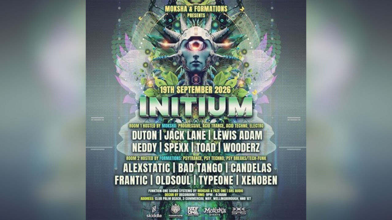 Moksha & Formations Presents: Initium