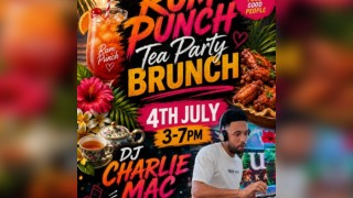 Wingz & tingz rum punch tea party brunch