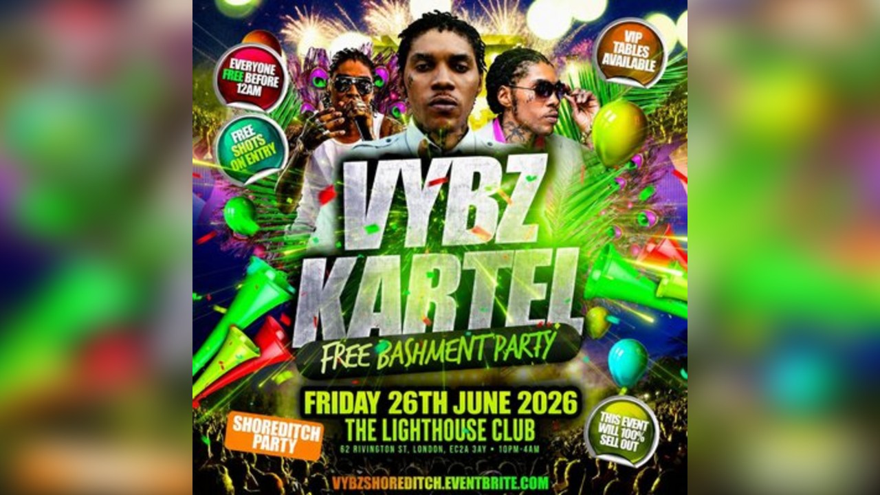 Vybz Kartel - Free Bashment Party - Everyone Free Before 12AM