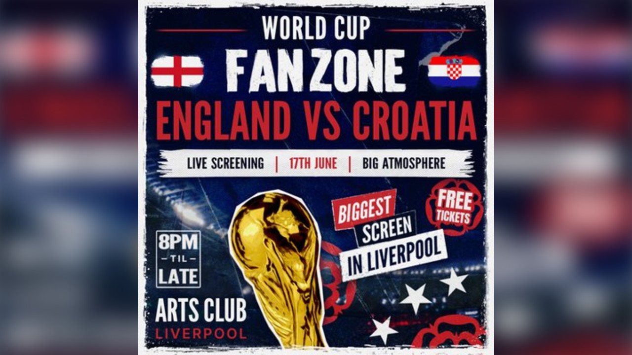 England VS Croatia - Worldcup Fanzone