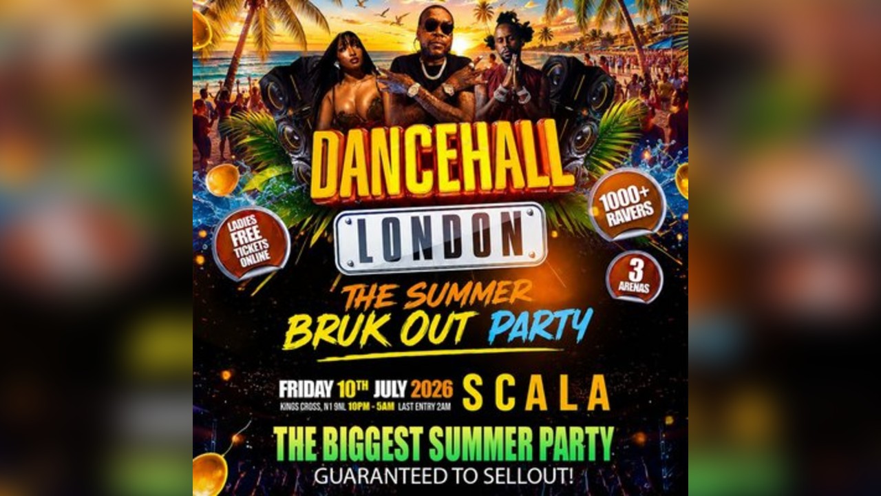 DANCEHALL LONDON - The Big Summer Bashment Party - 1000+ RAVERS