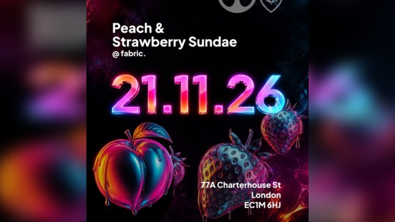 Peach & Strawberry Sundae @fabric