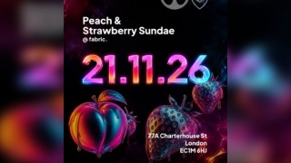 Peach & Strawberry Sundae @fabric