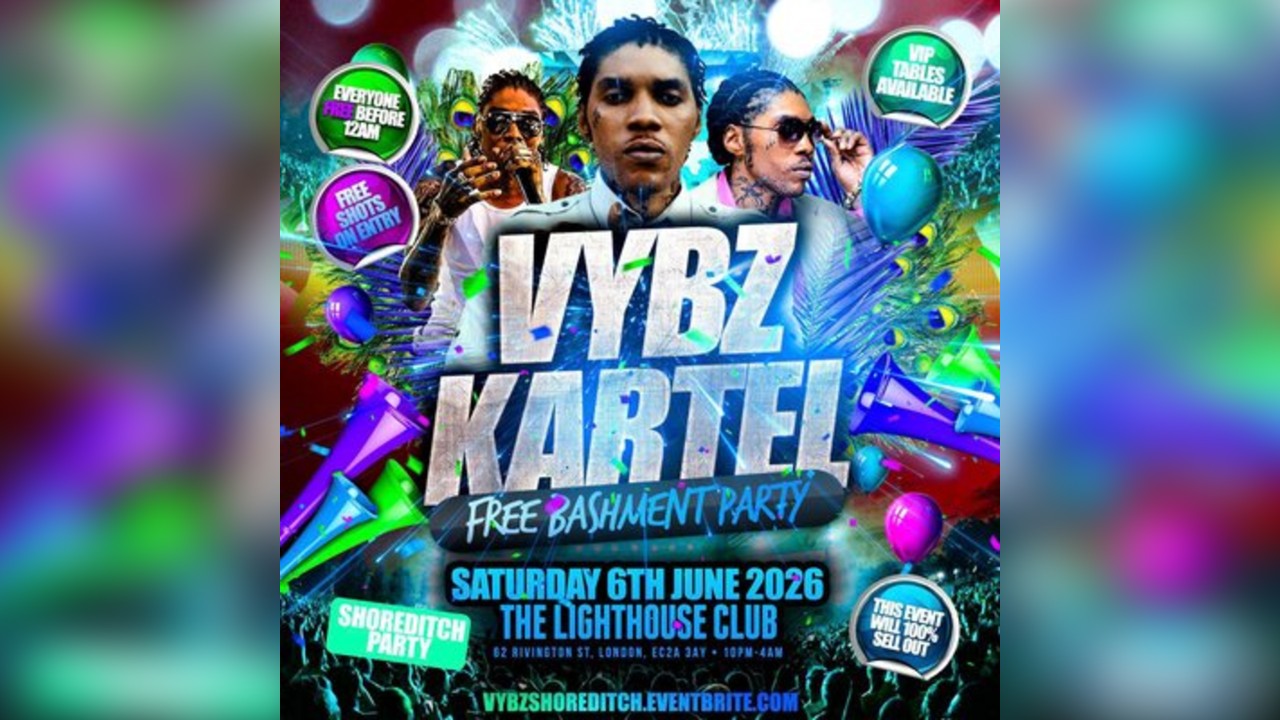 Vybz Kartel - Free Bashment Party - Everyone Free Before 12AM