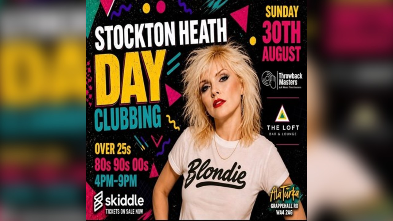 Throwback Masters Stockton Heath Over 25s Day Clubbing Event