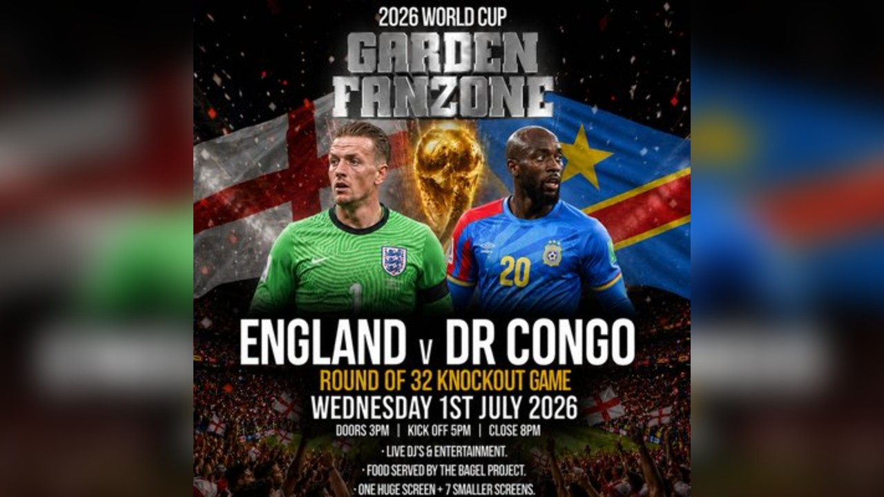 England v Dr Congo - R32 KO Game - World Cup Garden Fanzone