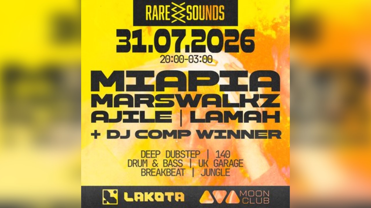 Rare Sounds Presents: Mia Pia, Marswalkz + support
