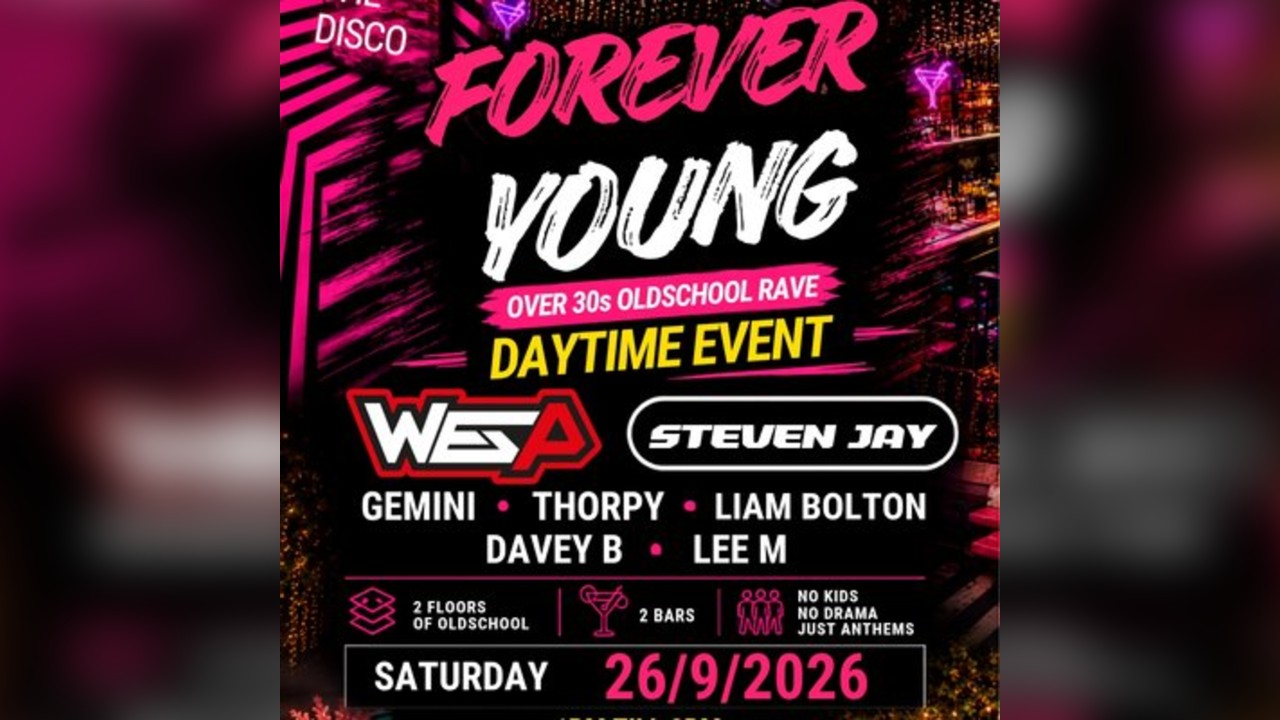Forever Young Over 30's Daytime oldschool rave