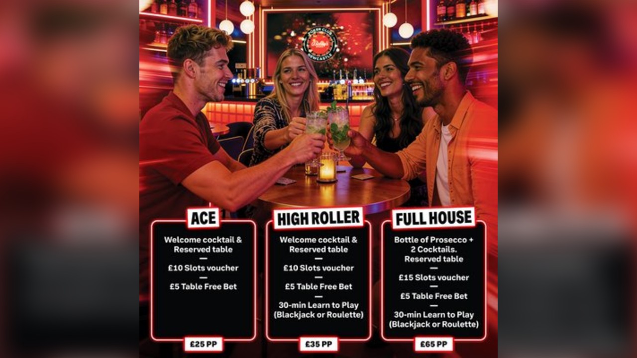 Party Packages at Bally's Casino Newcastle