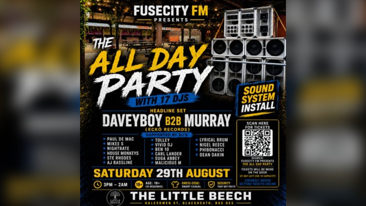 FUSECITY FM Presents The All Day Party