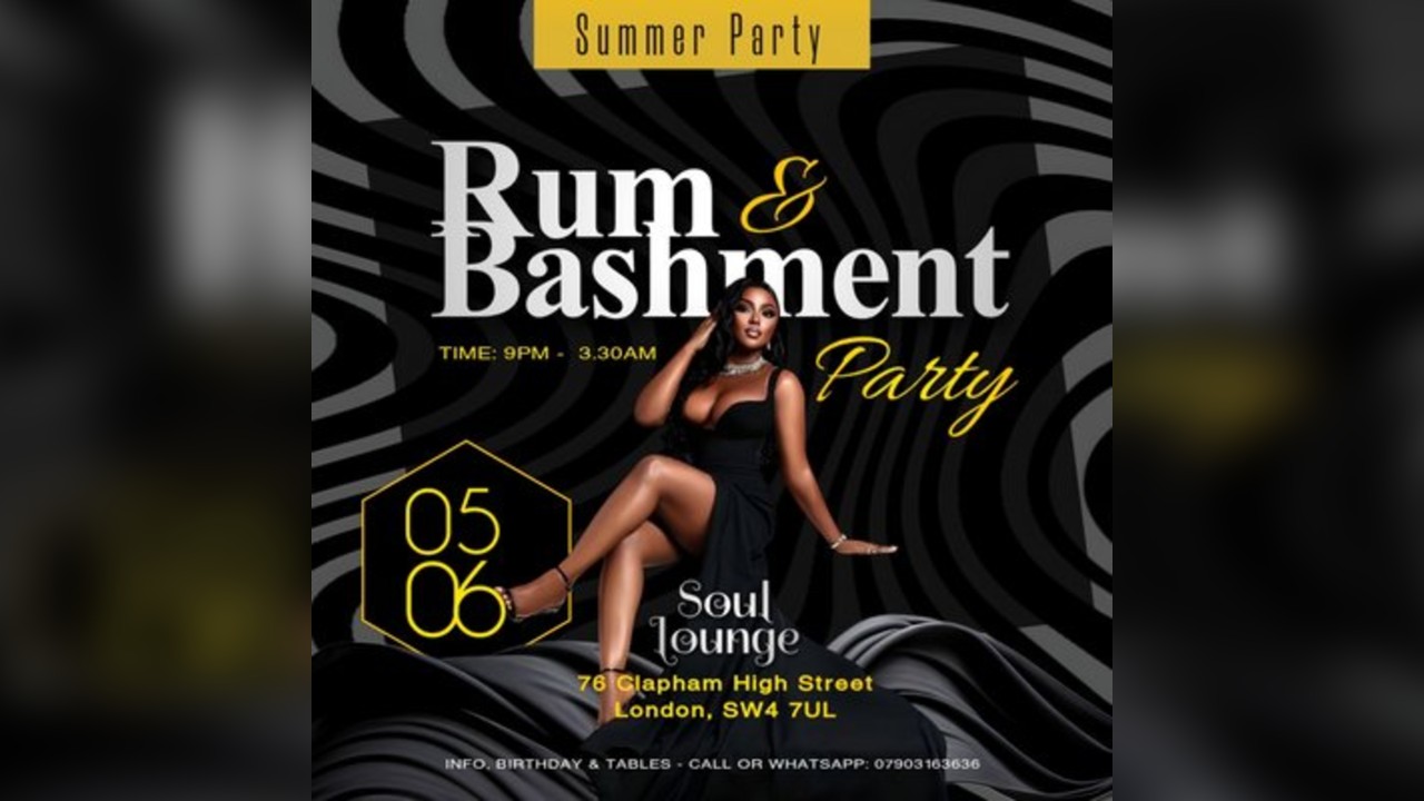 Rum & Bashment Summer Party