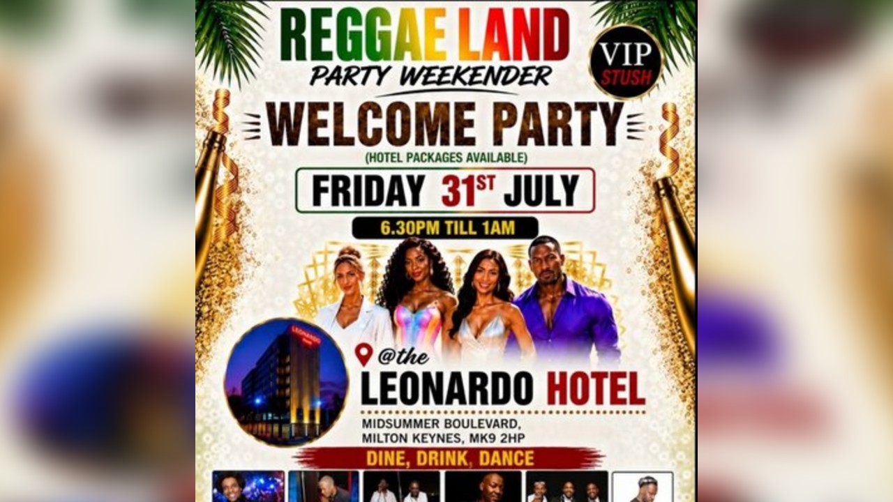 REGGAE LAND Welcome White Pastel Party