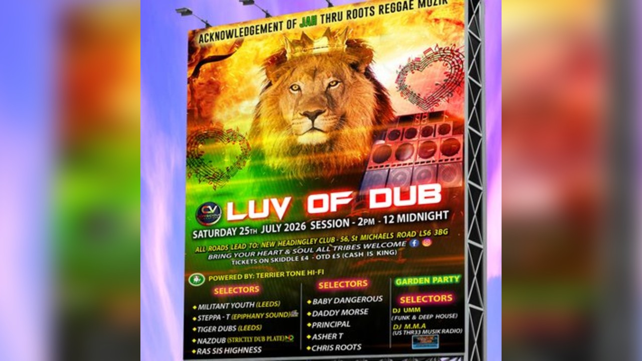 LUV OF DUB ... Reggea Roots & Dub, July 25 Session 2026