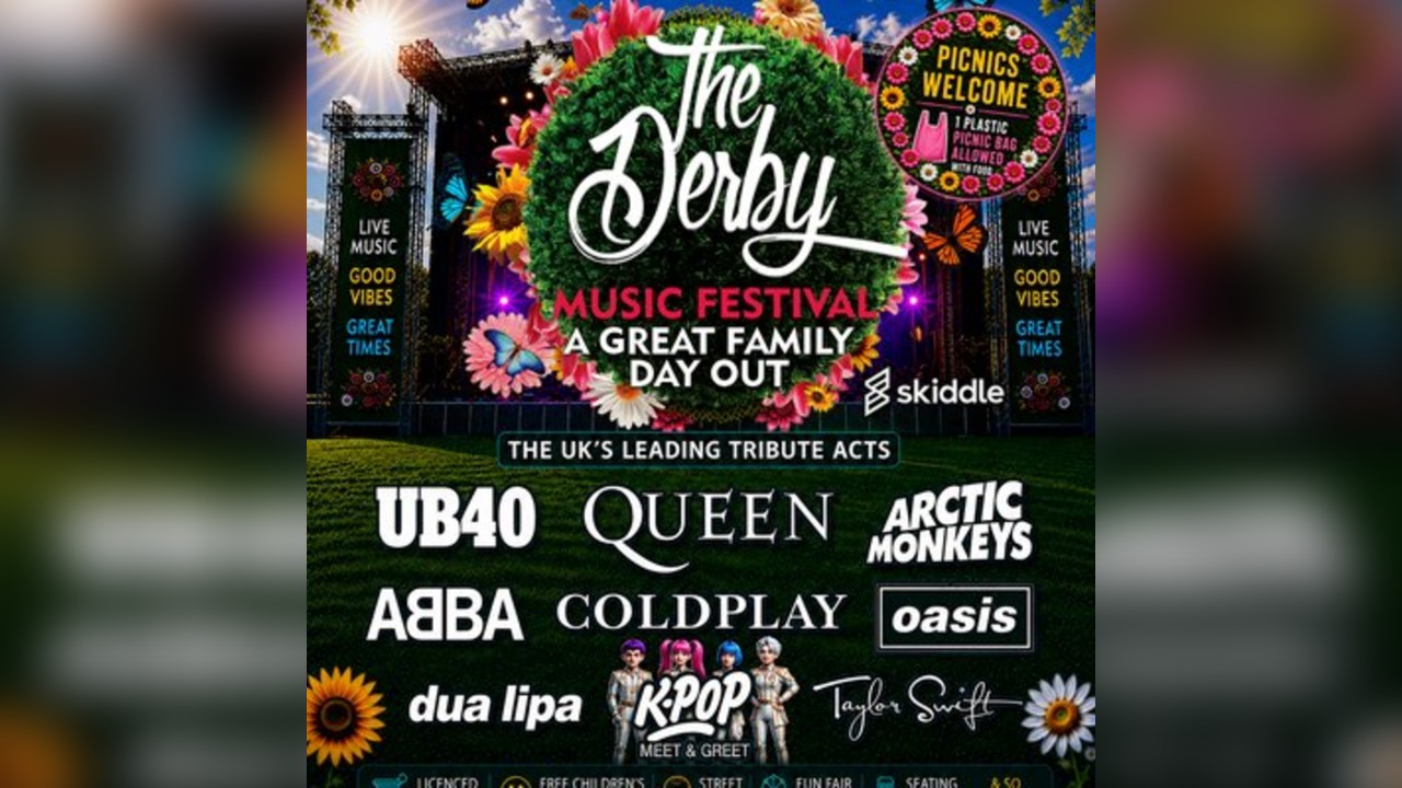 Derby Music Festival 2026  - A Great Family Day Out