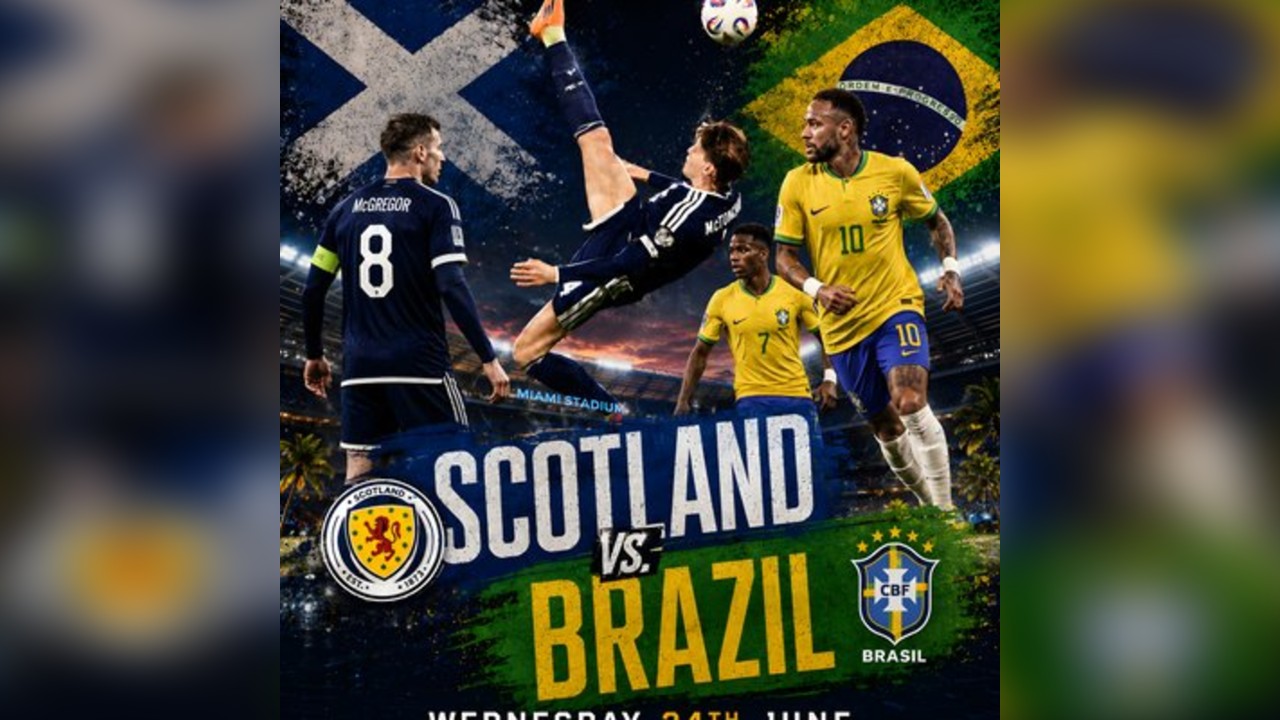 Scotland On The Big Screen - Scotland v Brasil