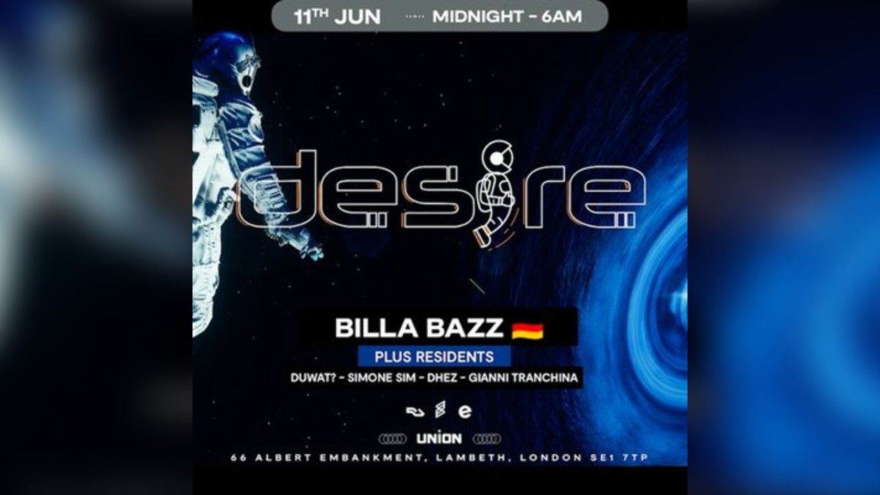 DESIRE - Weekly Thursday After Party - Billa Bazz