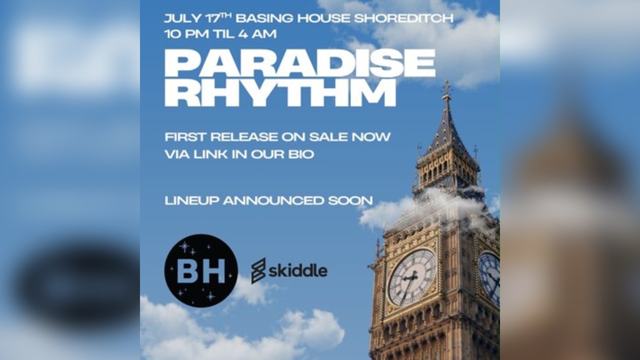 Paradise Rhythm Comes To London
