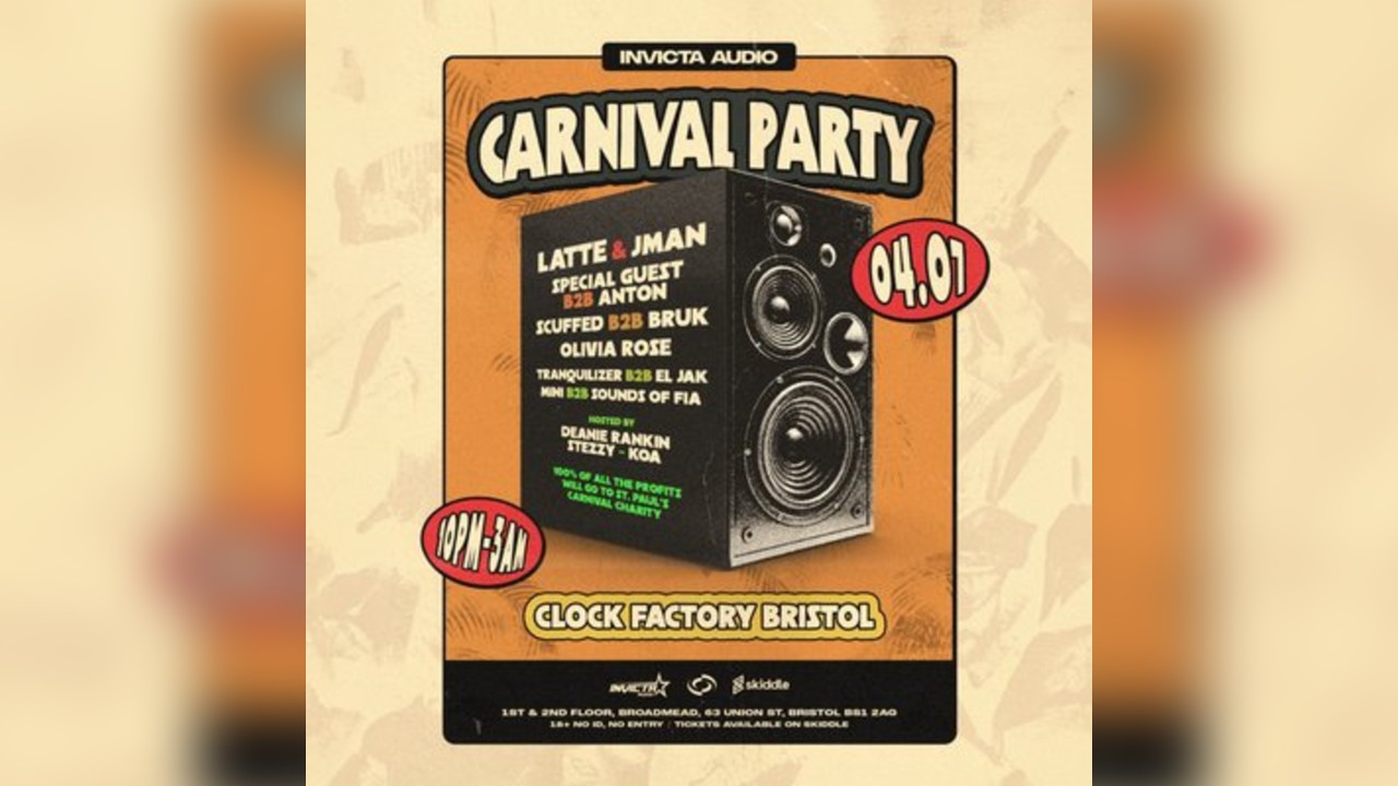 Invicta Audio Carnival After Party [Charity Fundraiser]