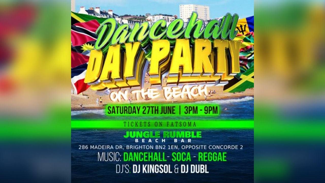 Dancehall Day Party on the Beach - Brighton's Biggest Party