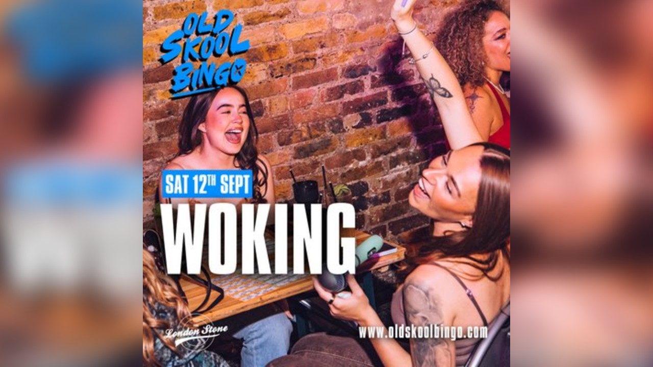 Old Skool Bingo Sat 12th Sep Woking