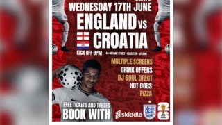England vs Croatia: Live at Ivy Lounge