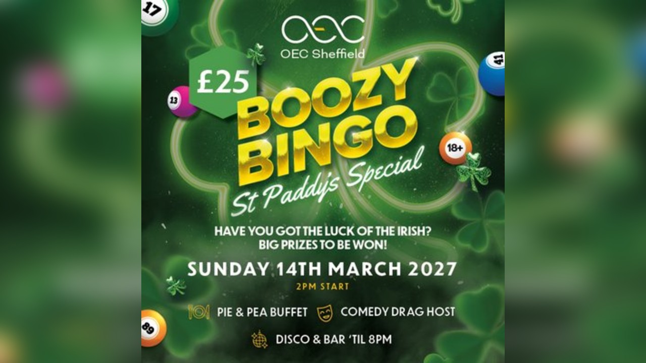 Boozy Bingo St Paddys Special
