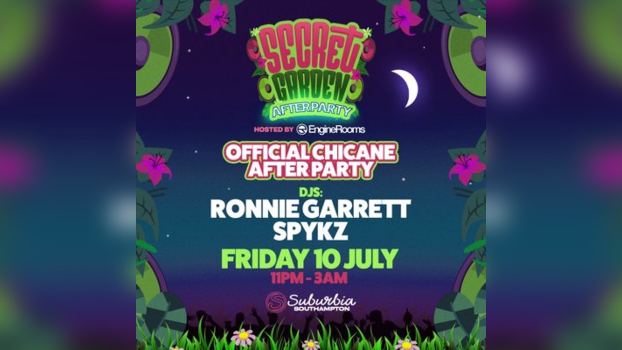 Chicane In The Garden Official Afterparty | Suburbia Southampton