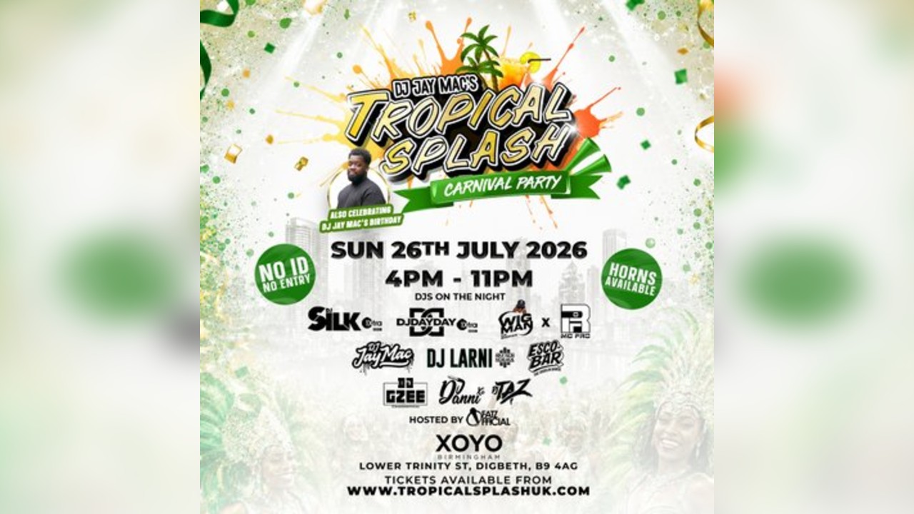 Dj Jay Mac's Tropical Splash Carnival Party