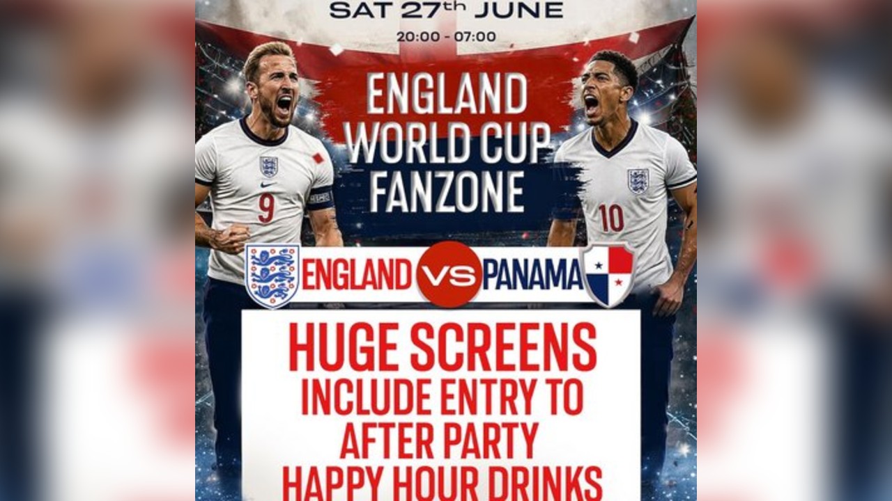 Egg Pres: England V Panama Fanzone / Free showing