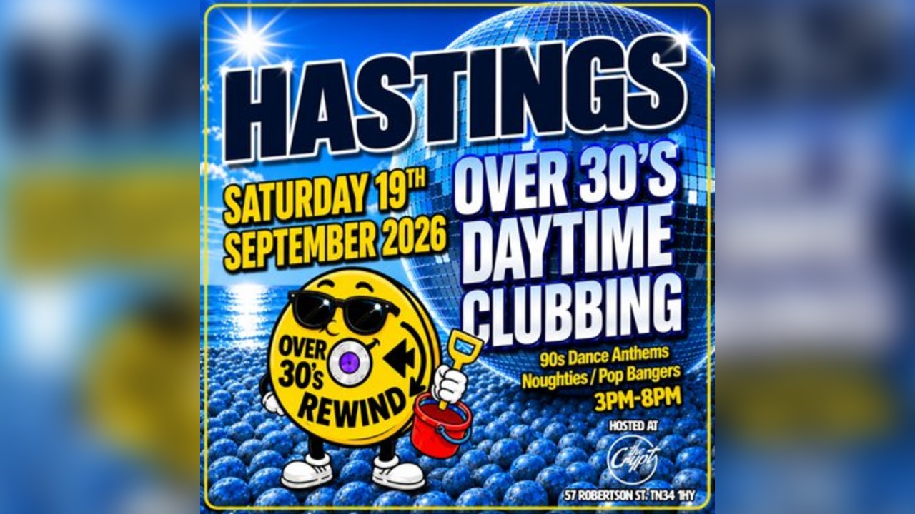 Over 30's Rewind: Hastings Over 30's Daytime Clubbing