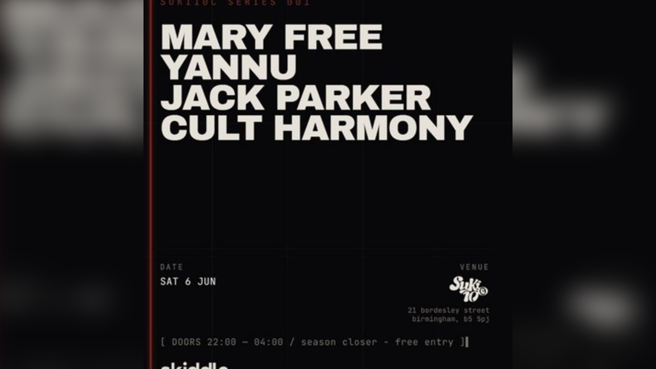 Musevents Season Closing Party - FREE ENTRY @ SUKI10c'