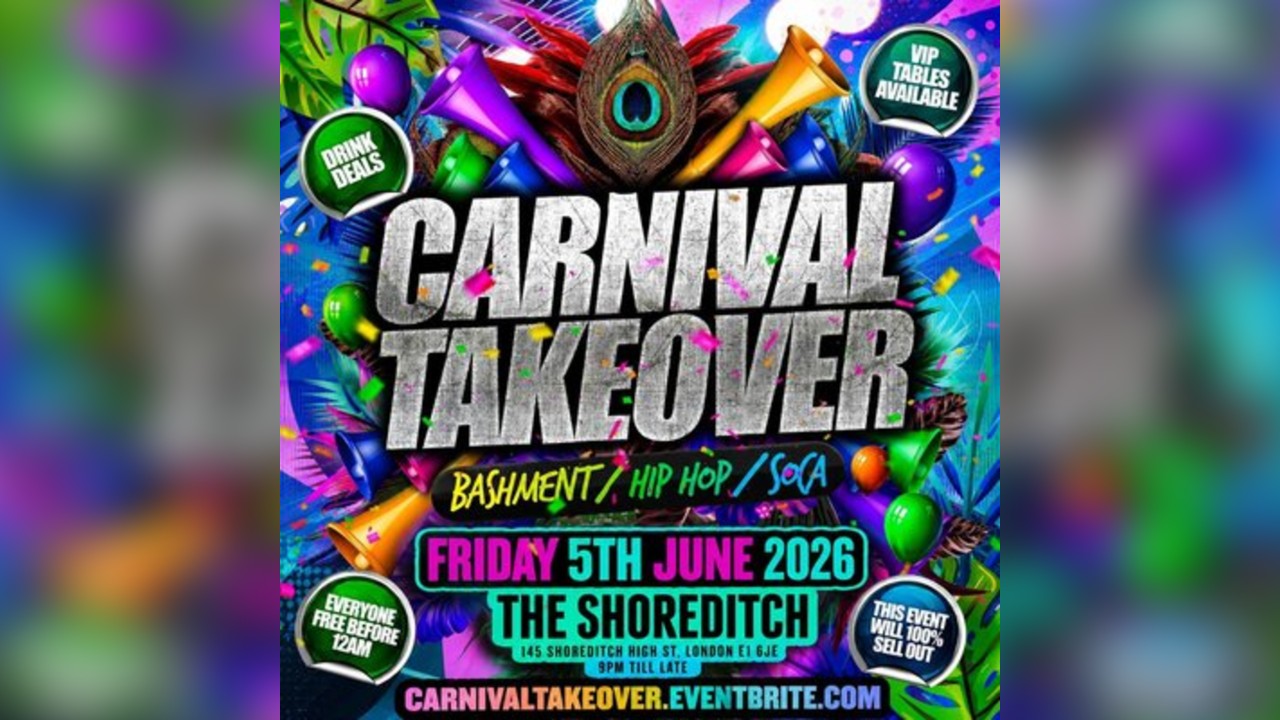 Carnival Takeover - Bashment Hip Hop Soca - Everyone Free Before