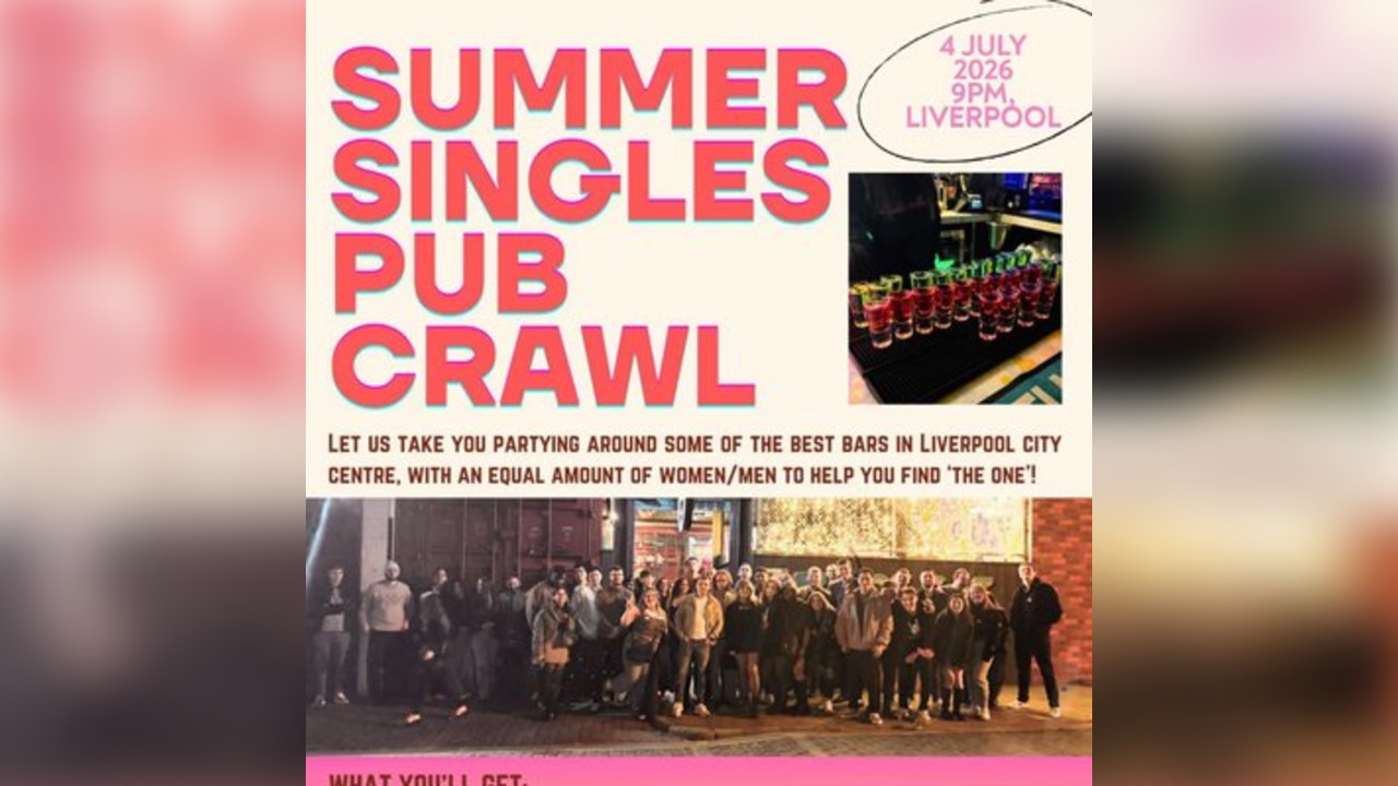 Liverpool Singles’ Pub Crawl: White Party