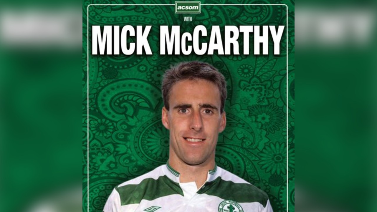 MICK McCARTHY live with A Celtic State of Mind in Glasgow ACSOM