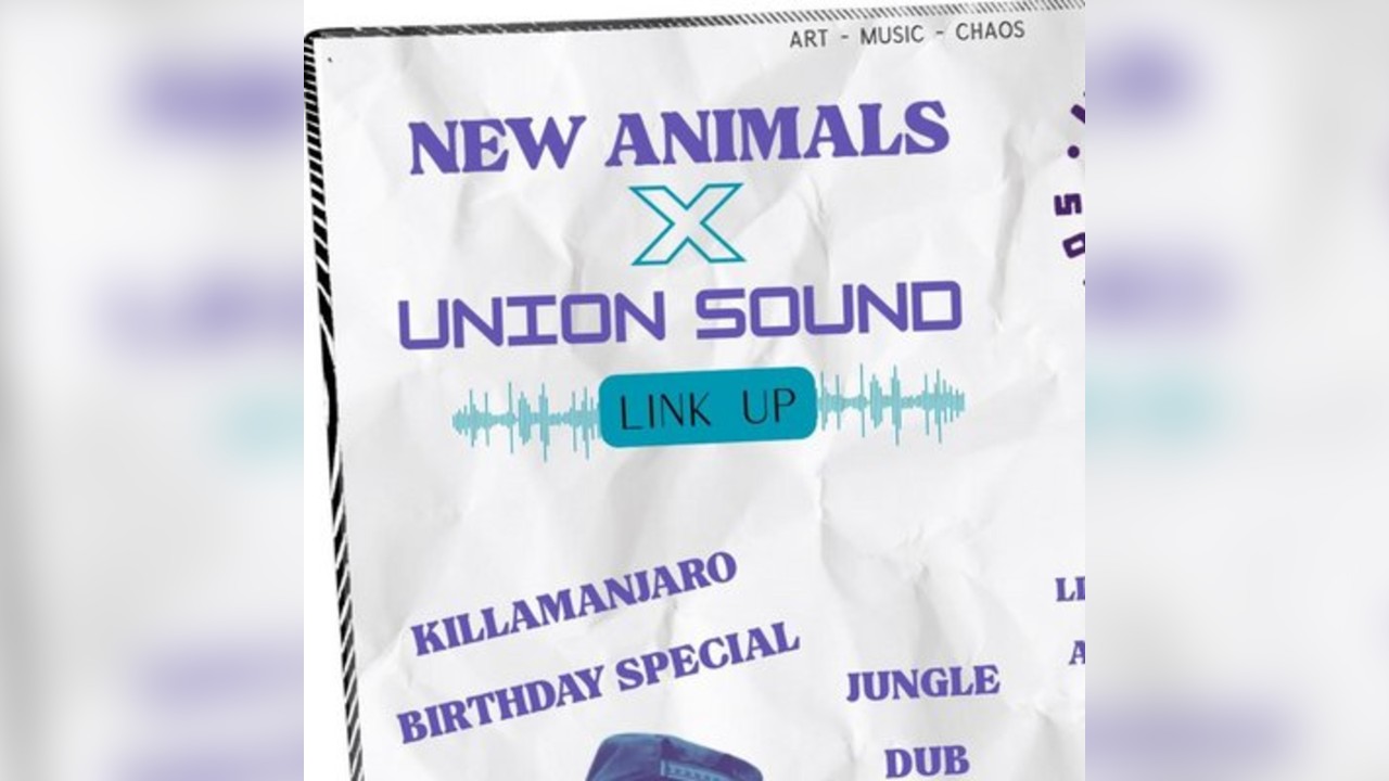New Animals x Union Sound System Link Up