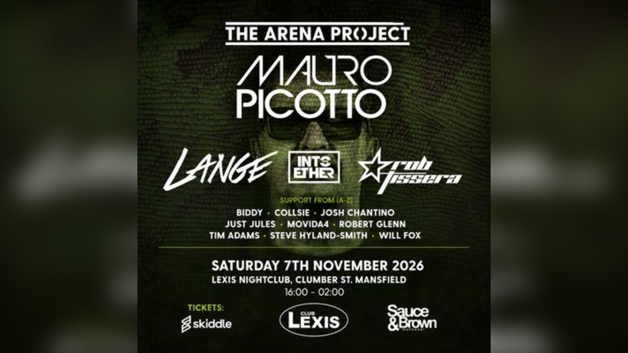 The Arena Project pres Mauro Picotto, Lange & Rob Tissera
