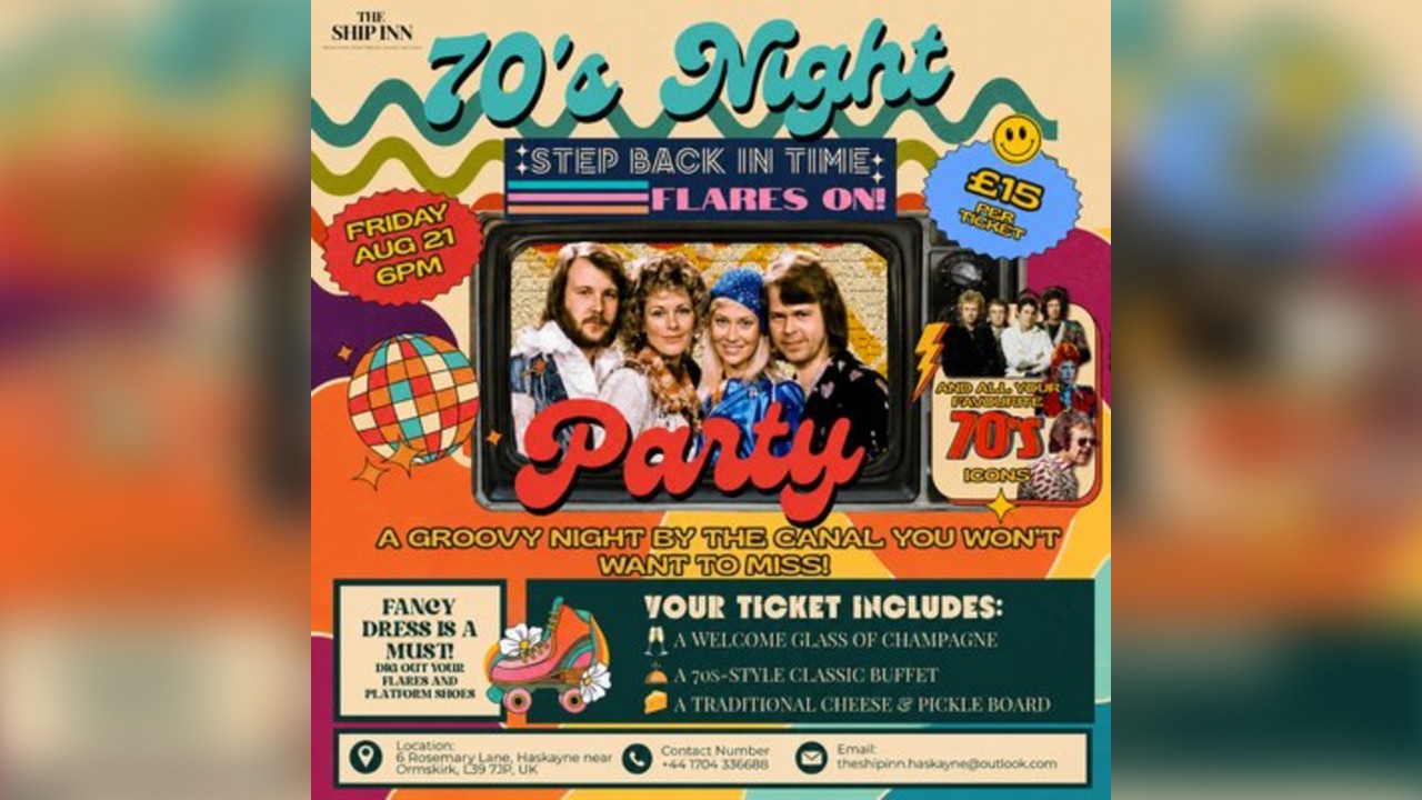 70s Disco Night at The Ship Inn