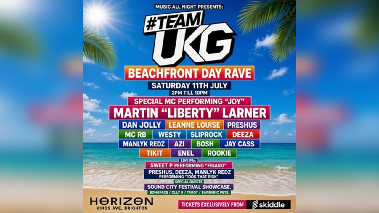TEAM UKG - Brighton Beachfront day rave