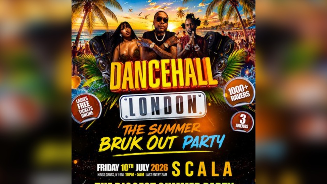 Dancehall London - The Big Summer Bashment Party - 1000+ RAVERS