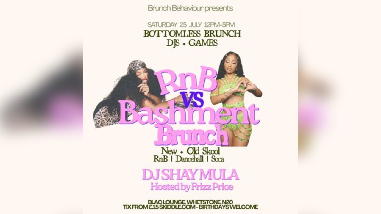 RnB Vs Bashment Brunch