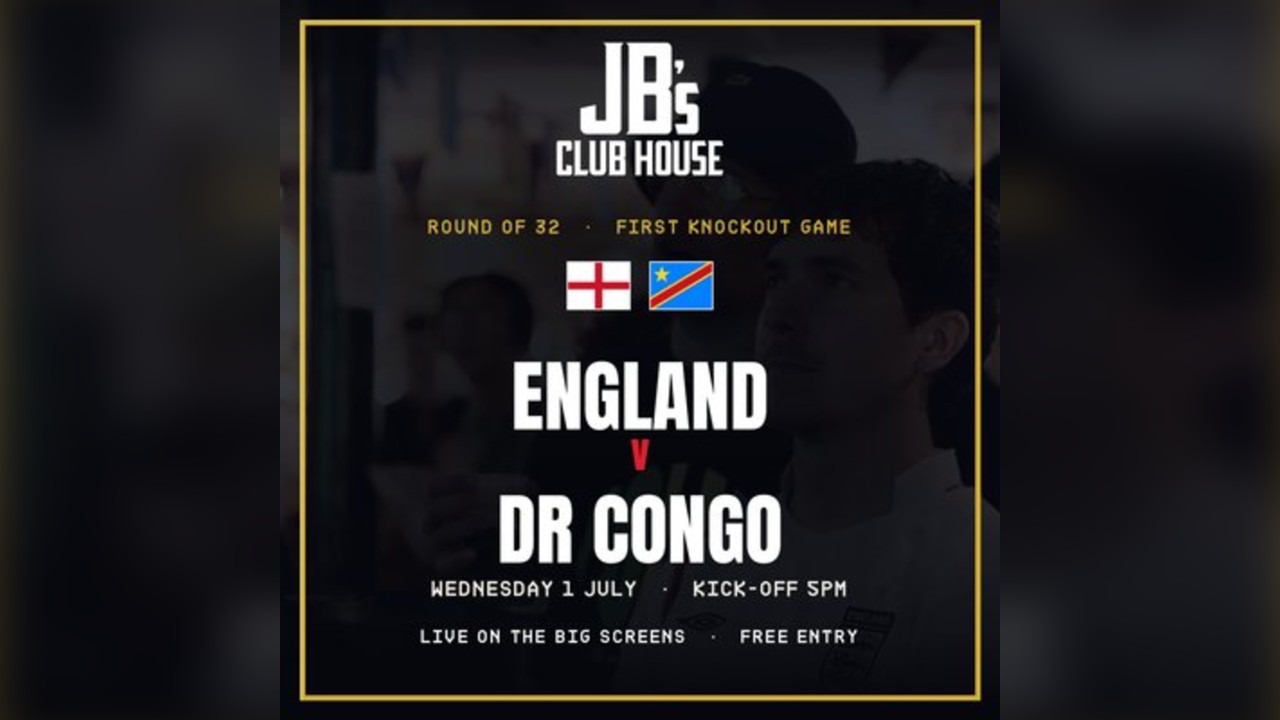 England Vs DR Congo | World Cup 2026 at Joshua Brooks