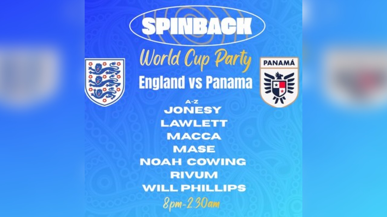 Spinback England vs Panama World Cup Party