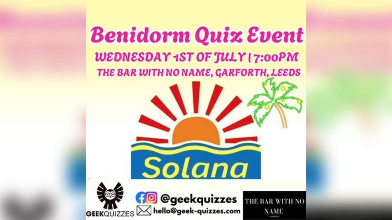 Benidorm TV Series Quiz Event