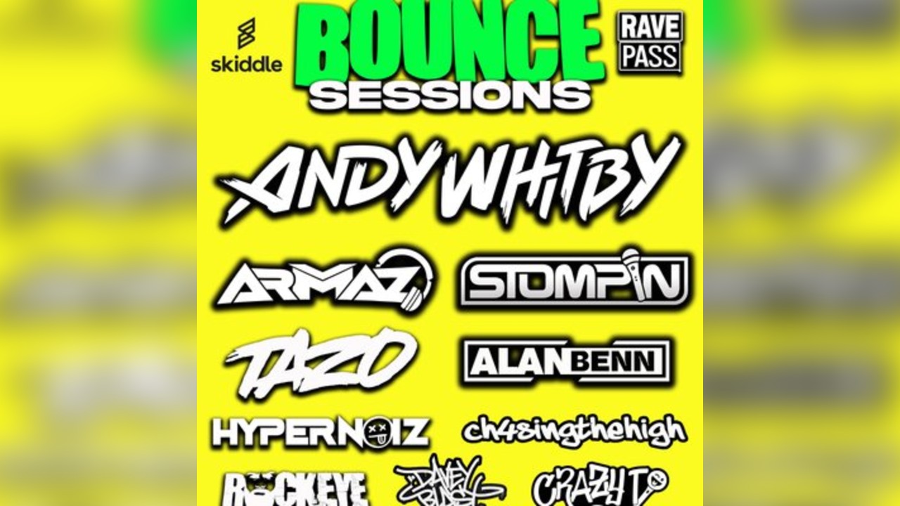 BOUNCE SESSIONS : Andy Whitby & Mc Tazo Live In Sunderland