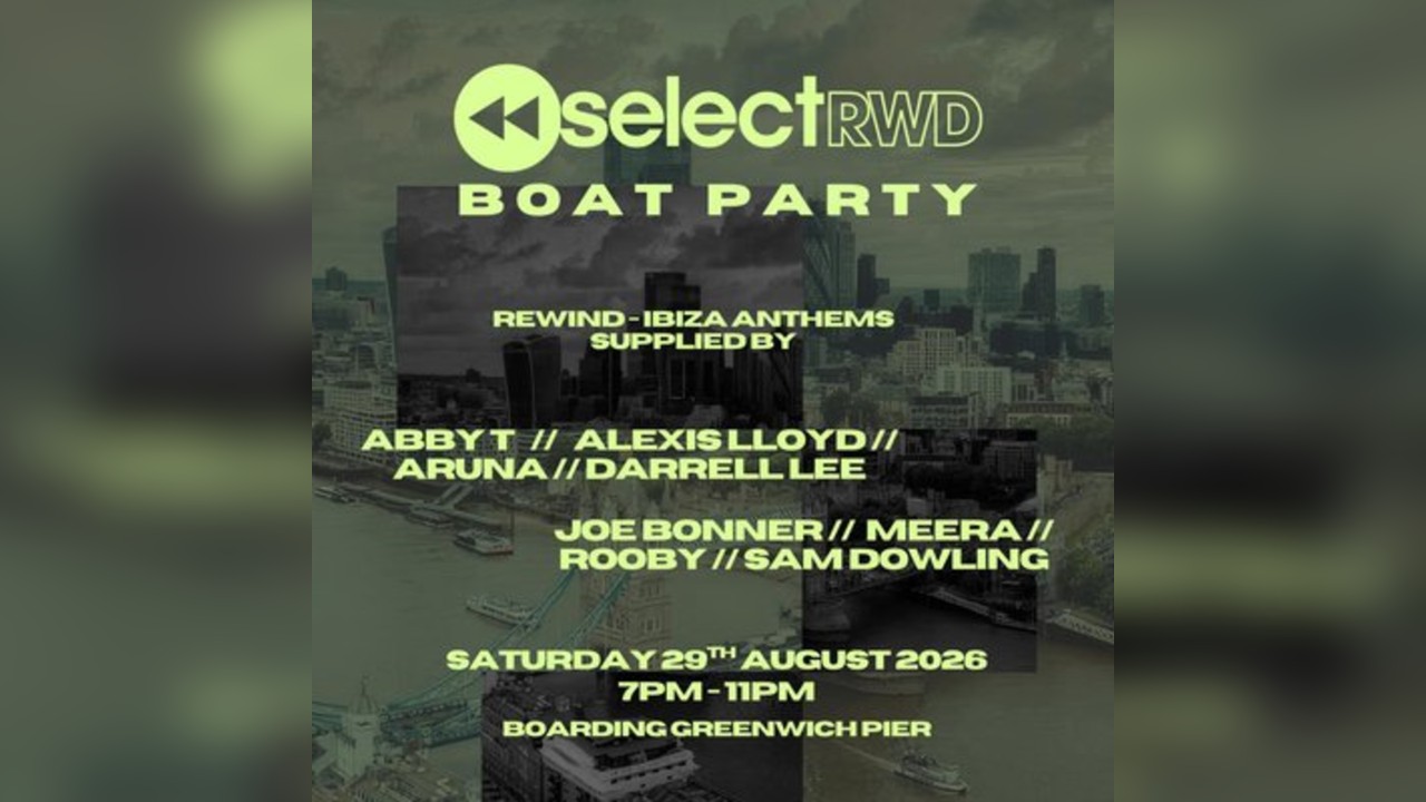 Select Rewind - Boat Party
