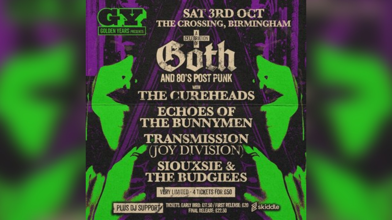 Golden Years: Goth & Post-Punk Special w/ The Cureheads & more